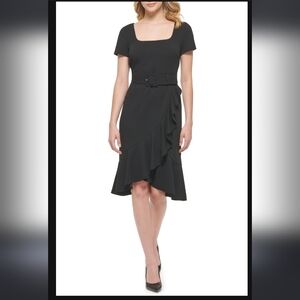 Karl Lagerfeld Paris Belted Dress